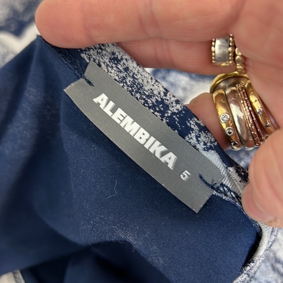 Alembika Cloud Crop Cardy Jacket Navy Size 5 - Picture 10 of 16